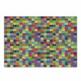thumbnail image 1 of Colorful Cutting Board, Geometric Design Patchwork of Puzzle Pieces Pattern in Repeating Sequential Order, Decorative Tempered Glass Cutting and Serving Board, Small Size, Multicolor, by Ambesonne, 1 of 1