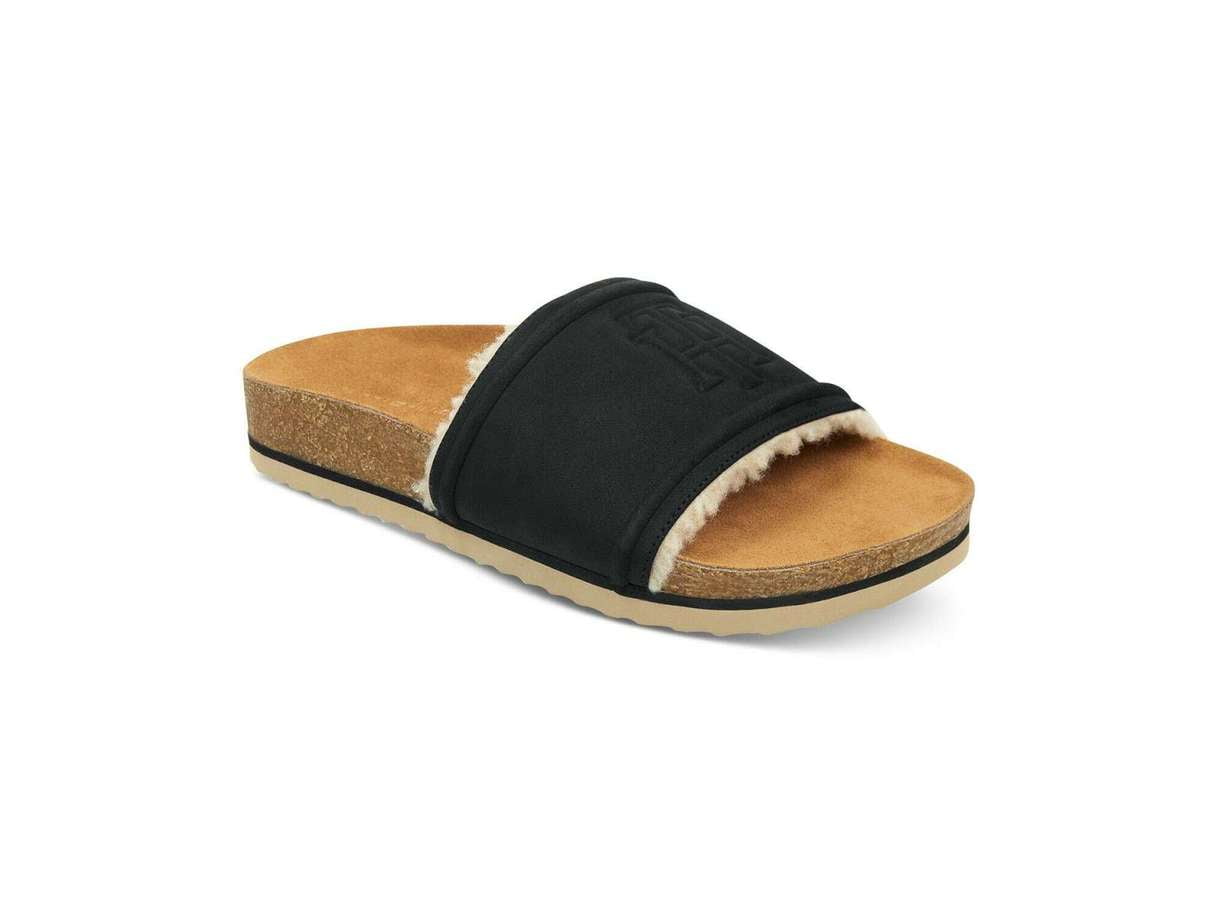 tommy hilfiger furry slides