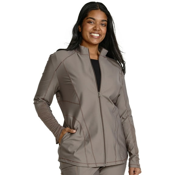 Cherokee Form Women's Warm Up Scrubs Jacket Zip Front CK390