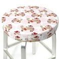 thumbnail image 3 of Haiem Dachshund Dog Puppy Cushion Round Bar Chair Seat Cover Bar Chair Cushion Covers Elastic Washable Bar Chair Cover,Protects from Scratches and Stains-14 inch, 3 of 7