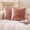 Peach Brown, variant on Sleep Zone 2 Pack 18"x18" Crystal Velvet Decorative Throw Pillow Covers, Ultra Soft Pillow Cases for Sofa Bed Couch, Brown