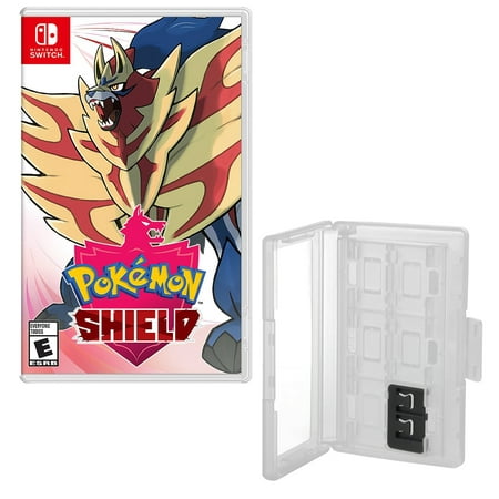 Hard Shell 12 Game Caddy and Pokemon Let's Go Pikachu for Nintendo Switch