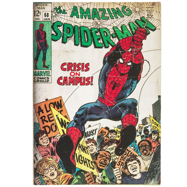 Amazing SpiderMan Comic Wood Wall Art Home Decoration