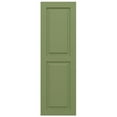 thumbnail image 6 of Ekena Millwork 18"W x 51"H True Fit PVC Two Equal Raised Panel Shutters, Moss Green (Per Pair - Hardware Not Included), 6 of 10