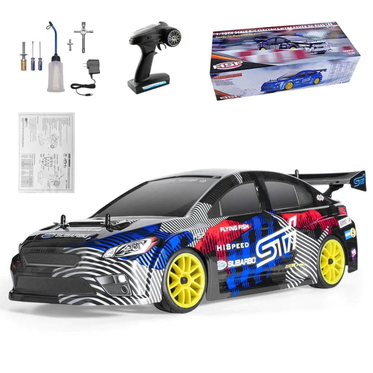 HSP RC Car 4wd 1:10 On Road Racing Two Speed Drift New Zealand