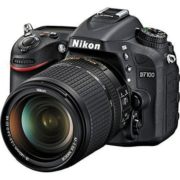 Cámara Nikon D7100 Digital HD SLR 24,1 Megapíxeles Lente 18-140 mm