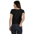 thumbnail image 4 of Inkmeso Summer Twist Front Knot Crop Top For Women With Short Sleeves Tee Shirts, 4 of 8