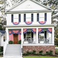 thumbnail image 3 of Bunting Embroidery American Independence Day Half-round Flag, 3 of 9