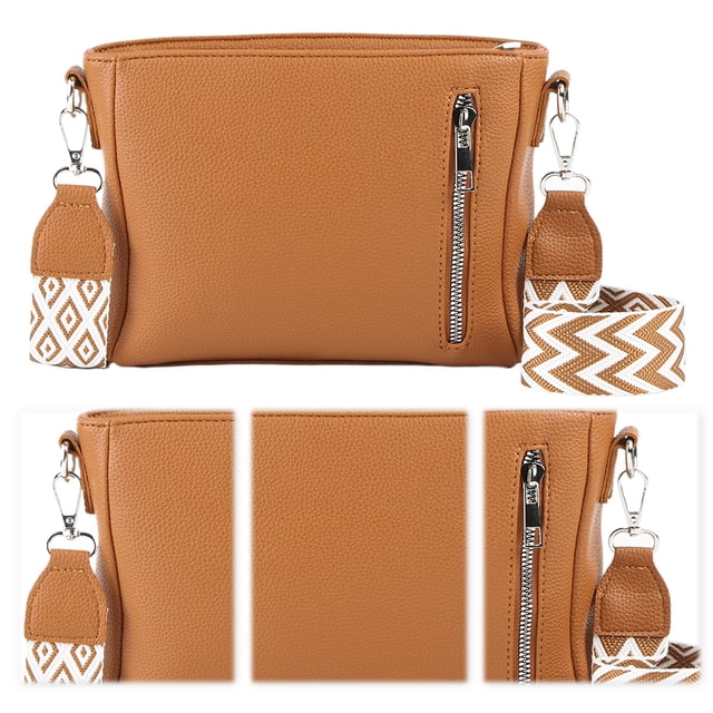 Bolso Mano para Mujer Con Correa Ancha Ajustable Piel Sintética