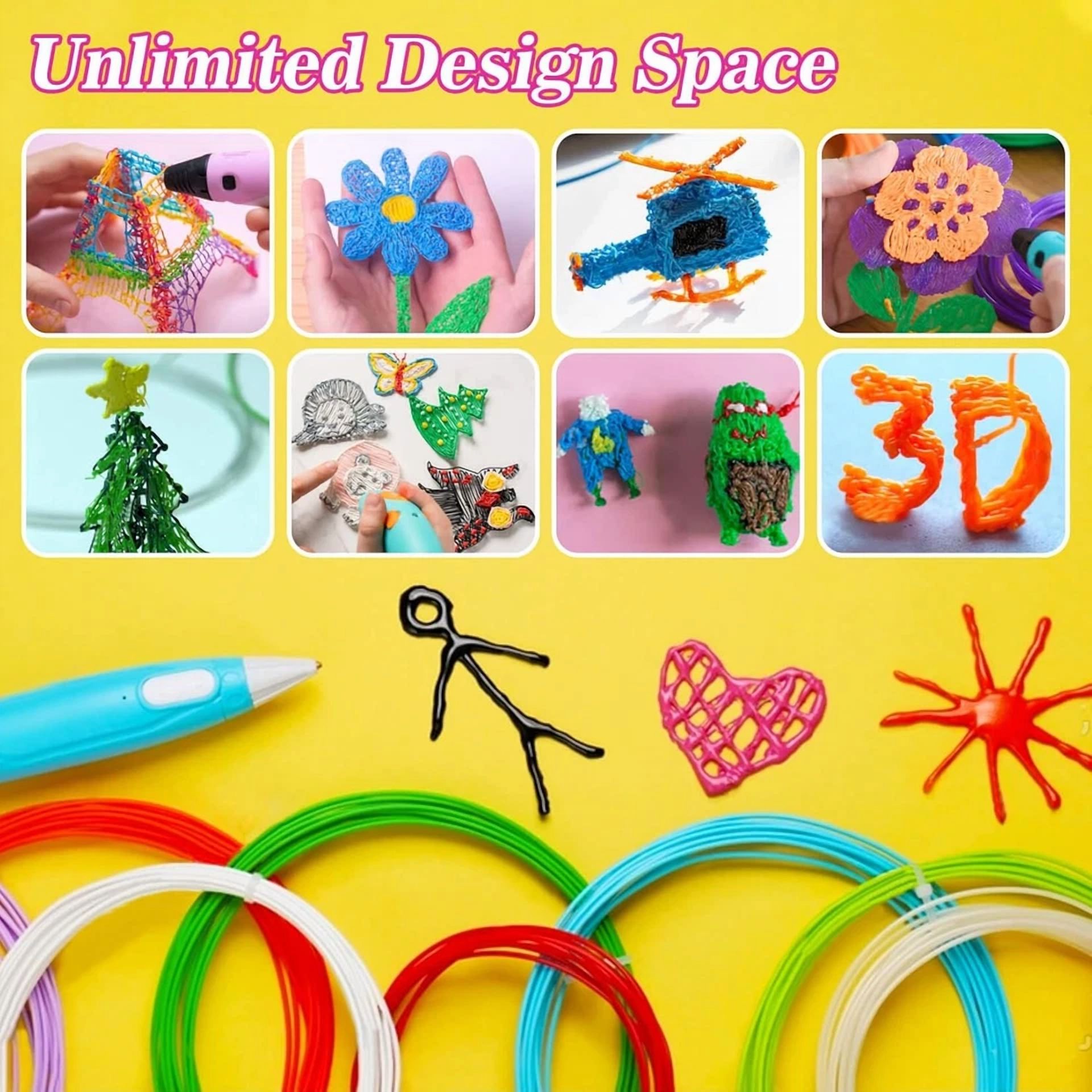 PRIME- Sukh 15 Colors 3D Pen Filament Refills - 1.75Mm 3D Pen Pla Filament Each Colo...