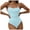 Blue, variant on Sngxgn Swimsuit Women - Tummy Control Bathing Suits, Unique Design Criss Cross Back, Ruched Swimwear(Red,L)