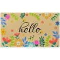 thumbnail image 3 of Spring Door Mat 30 X 17 Inch - Floral Hello Spring Doormat Indoor Outdoor Entrance Patio Floor Mat Non Slip Durable Spring Decor Rubber Mats, 3 of 4