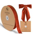thumbnail image 1 of Cinta decorativa SIMISI RIBBON de terciopelo, 2,5 cm x 23 m, color naranja quemado, 1 of 1