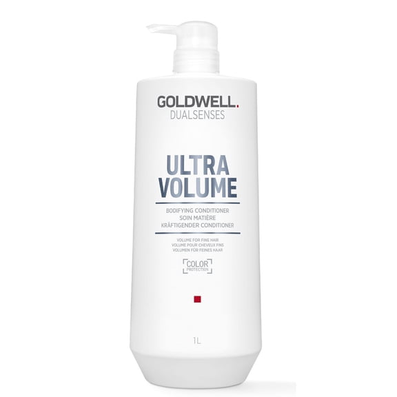 33.8 oz , Goldwell Dualsenses Ultra Volume Bodifying Conditioner , Hair Beauty Product - Pack of 1 w/ Sleek Pin Comb