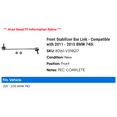 thumbnail image 2 of Front Stabilizer Bar Link - Compatible with 2011 - 2015 BMW 740i 2012 2013 2014, 2 of 2