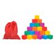 thumbnail image 3 of Cubos de madera coloridos sólidos, juguete de matemáticas para aprendizaje temprano, uso versátil, juguete educativo apilable para hacer rompecabezas 2 cm 50 piezas, 3 of 8