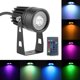 thumbnail image 1 of Lámpara de pie impermeable al aire libre colorida de 6W LED RGB para el paisaje/jardín/patio del césped (DC 12v), 1 of 8