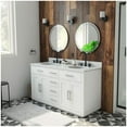 thumbnail image 2 of Dreamline VFDX602234RWMWH Dexterity 60" Free Standing Double Basin Vanity Set - White, 2 of 7