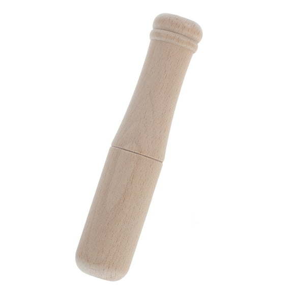 IBASETOY Wood Craft Hammer with Solid Beech Wood Round Design for Carving and king