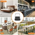 thumbnail image 6 of Ezprotekt Chair Leg Sliders for Carpet,24 Pcs Clear Square Furniture Sliders Chair Leg Protectors, 6 of 8