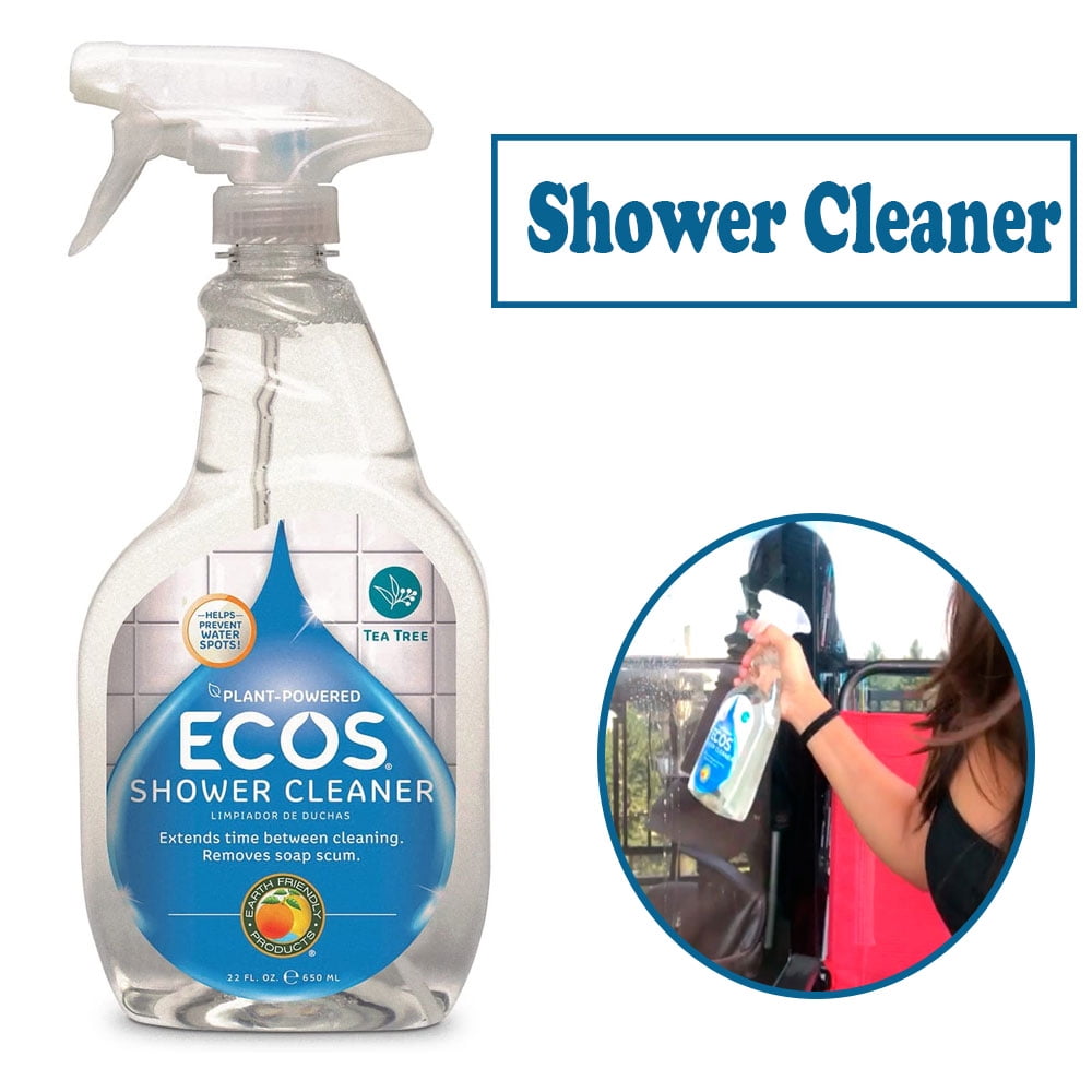 2 Pack Ecos NonToxic Shower Cleaner with Tea Tree Oil 22oz