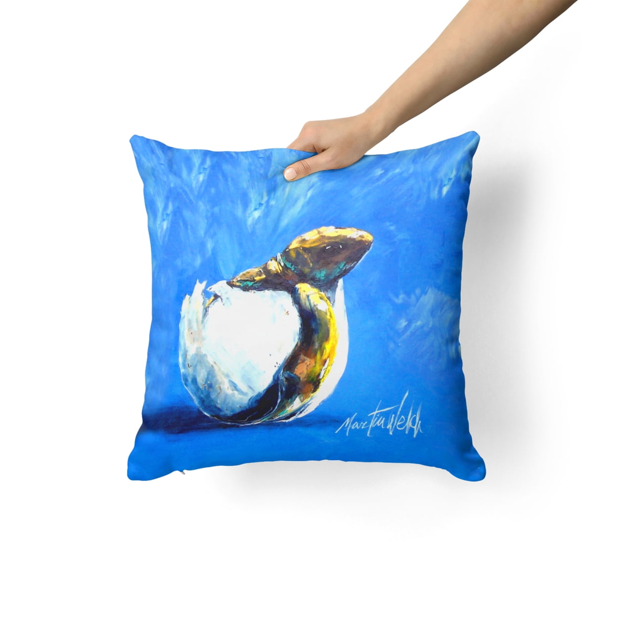 Baby Turtle Fabric Decorative Pillow