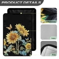 thumbnail image 4 of POLERO RV Door Window Shade Cover Privacy and UV Rays Protection Blackout Shades Retro Sunflower Butterfly RV Interior Accessories 17.3x26 inch, 4 of 7