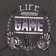 thumbnail image 2 of Tom and Jerry Life is A Game Women's T Shirt, Charcoal, Medium, 2 of 6