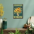 thumbnail image 5 of DIY Sunflower Vintage Metal Tin Sign Garden Retro Tin Sign Poster Wall Decor Painting Plaque Iron Sign Art Mural Hanging for Home Kitchen Farmhouse Room Cafe Decorative Gift 12 x 8 Inch DIY, 5 of 6