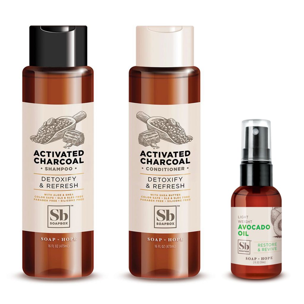 Soapbox Shampoo & Conditioner w/ Avocado Hair Oil