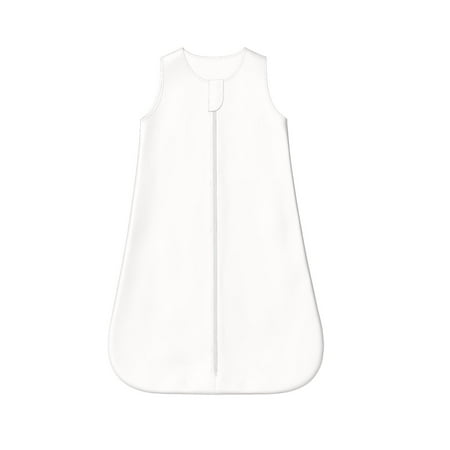 

Cauagu White for Infant Wearable Blanket Unisex Girl Boy Swaddle Transition Sack - Newborn Essentials Sleep Clothes-Small