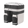 thumbnail image 1 of Soidarity Bolsa para bicicleta resistente al desgaste, resistente al agua, alforja para bicicleta, cremalleras dobles sólidas, estante trasero, ciclismo Ciclismo Gris oscuro Soidarity OD029691-01, 1 of 6