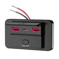 thumbnail image 2 of beisidaer Dual Usb Car Charging Socket Panel Supports Fast Charging For Qc3 0 + Pd 3 0, 2 of 7