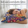 thumbnail image 5 of Boho Blue Flower Pillow Covers 16"x24", Spring Bohemia Chic Red Yellow Floral Soft Brushed Microfiber Breathable Throw Pillow Covers, Decorative Pillowcase with Zipper for Couch Sofa Bedroom, 5 of 9