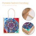 thumbnail image 3 of Cuadros Decorativos Bolso de lino con pintura de diamantes, bolsas de almacenamiento ecológicas, bolsas de supermercado plegables Ehuebsd Nuevos Originales, 3 of 9