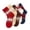 Red, variant on 5 Pairs Printed Socks for Women Fall Winter Crew Socks Patterned Cozy Socks for Home Casual Wear