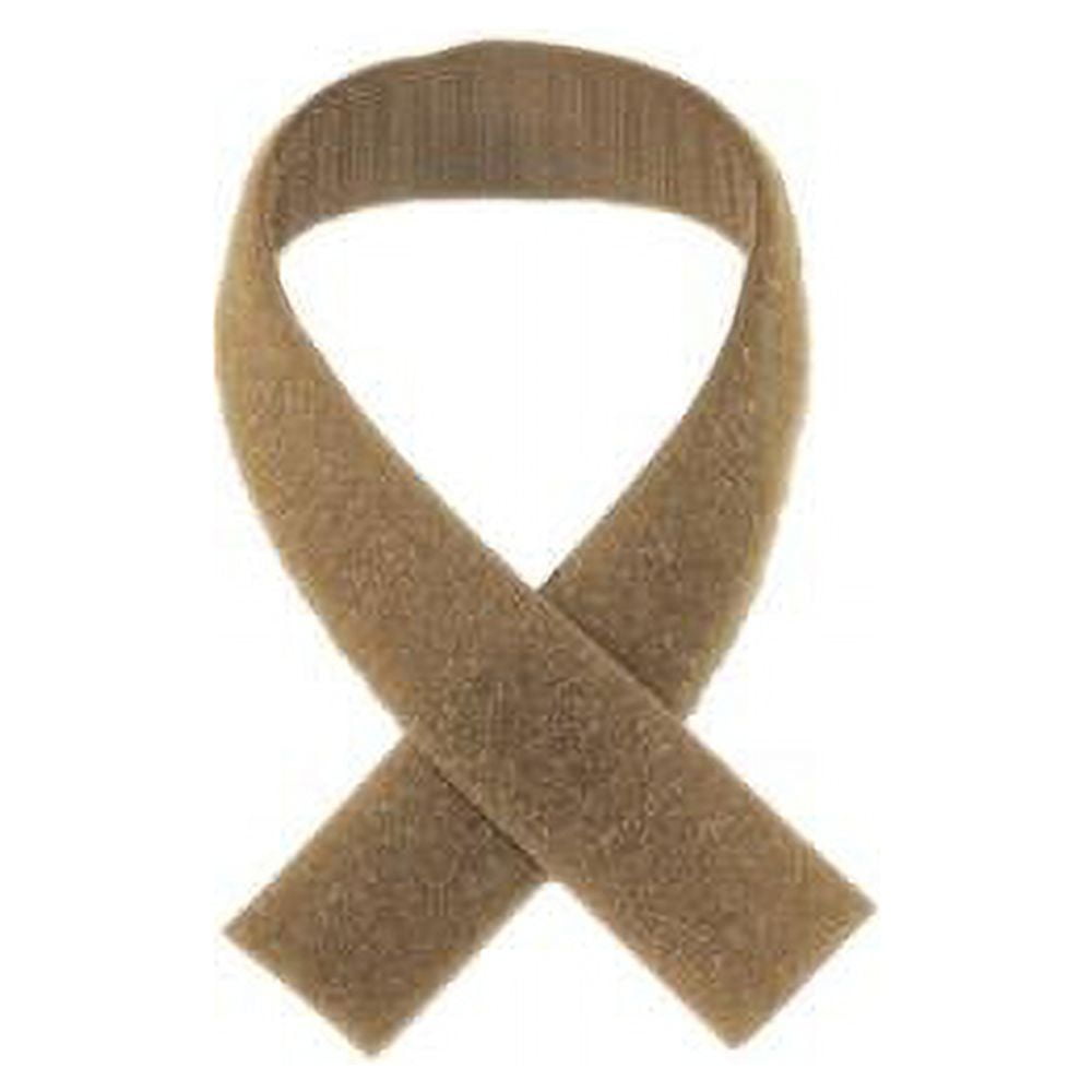 Velcro 5/8" 2-sided hook/loop, 25 yard dispenser box, tan