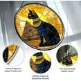 thumbnail image 2 of Ancient Nile Guardian Cat Stained Glass Window Hanging Suncatcher, Suncatcher Stained Glass Christmas Halloween, 2 of 5