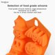 thumbnail image 3 of fengjue Molde De Halloween Cubo De Hielo Bandeja De Chocolate Para Hornear Galletas De Silicona Fantasma Calabaza Murciélago Y Sombrero De Bruja Moldes Nosotros, 3 of 4