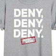 thumbnail image 3 of Jersey Shore - Deny Deny Deny - Women's Oversized T-Shirt, 3 of 5