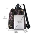 thumbnail image 3 of FORMRS Women's Travel Backpack Purse Anti-Theft Hidden Pockets Casual Shoulder Bag, Dark Gothic Floral, 3 of 7