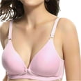 thumbnail image 1 of Women Breast-fed Removable Front Buckles Nursing Bra, 1 of 2