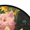 thumbnail image 4 of 36.2 Inch Round Floor Mat Various Colors Cat Carpet Decor Rug for Living Room Bedroom, 4 of 6