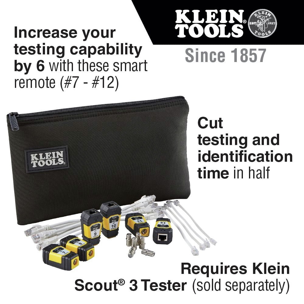 Klein Tools VDV770-851 23-Piece Remote Tester Expansion Kit for Scout Pro 3 Tester