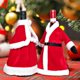 thumbnail image 1 of Ganfancp Tapa de Vino de Navidad Vestido de Navidad Tapa de Botella de Vino Decoración de Botella de Vino Ofertas Del Día 1* Juego de Botellas de Vino, 1 of 6