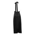thumbnail image 6 of Women's Sexy Satin Party Dress Elegant Neck Long Slit Evening Gown For Dinner Party Night Out Spring Summer, 6 of 6
