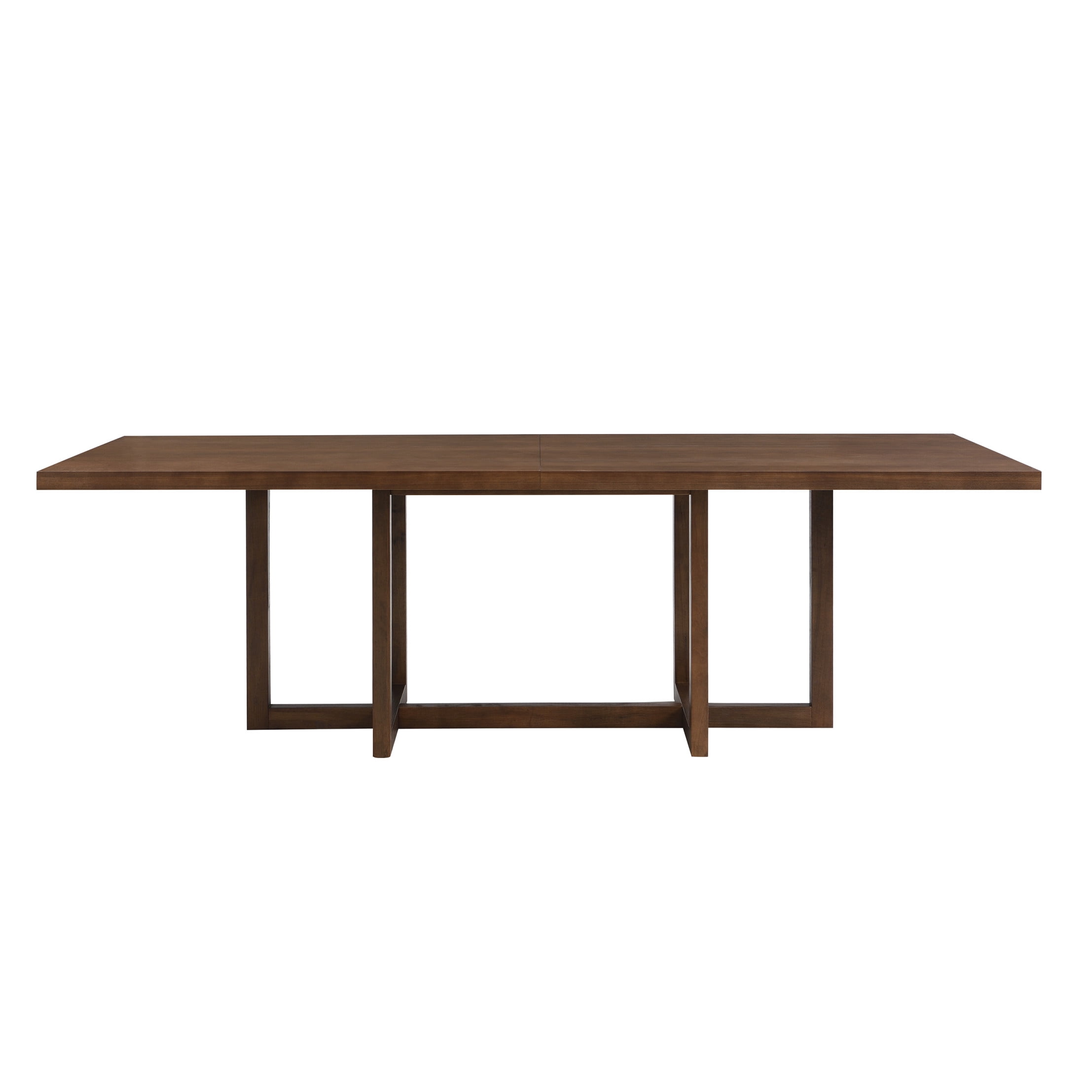 Christopher Knight Home 95" Modern Rectangular Dining Table for 6-8, Solid Wood Frame, Walnut