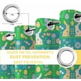 thumbnail image 4 of Fsddascl Green Rabbit Blackout Curtains for Bedroom/Living Room, Thermal Insulated Kitchen Curtains, Watercolor Funny Farmhouse Bunny Flowers Grommet Darkening Window Treatment Drapes 52"x84"x2, 4 of 6