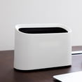 thumbnail image 1 of WRITWAA Office Wastebasket Sleek Shape Multi-functional Use Pp Material For Vanity Table 1Pcs, 1 of 7