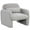 Grey, variant on Giantex Modern Accent Chair, Fabric Upholstered Armchair w/Waist Pillow, Comfy Reading Single Sofa, Grey